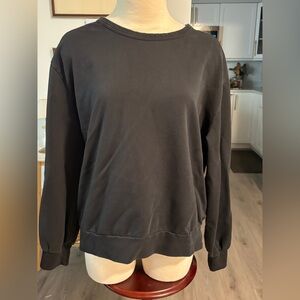 Pact Black Crewneck Sweatshirt